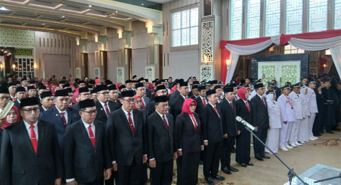 Wali Kota Jambi Lantik 128 Pejabat, Sembilan Eselon II Alami Rotasi Jabatan