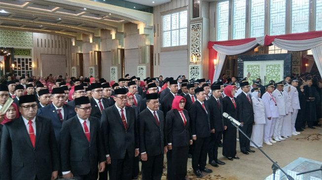 Wali Kota Jambi Lantik 128 Pejabat, Sembilan Eselon II Alami Rotasi Jabatan