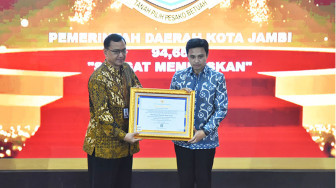 Empat Kali Beruntun, Pemkot Jambi Torehkan Prestasi Kearsipan Terbaik Nasional