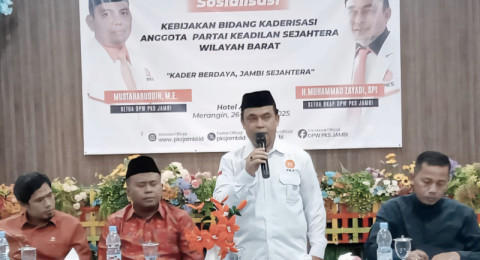 PKS Wilayah Barat Jambi Gelar Sosialisasi Kaderisasi, Dorong Kemandirian dan Profesionalitas Kader