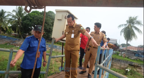 Bupati Muaro Jambi Cek Persediaan Air Bersih Jelang MTQ 54