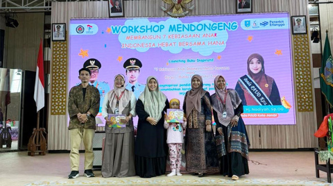 Pemkot Jambi Luncurkan Buku Literasi Anak Karya Dr. Nadiyah Maulana