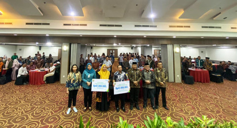 BPJS Ketenagakerjaan Muaro Jambi Salurkan Santunan kepada Ahli Waris Dua Pegawai Non ASN