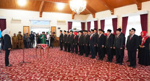 Penataan Baru, Harapan Baru, Bupati Tanjabtim Lantik 39 Pejabat