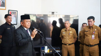 Budi Hartono Lantik Aprisal sebagai Sekretaris Inspektorat Muaro Jambi