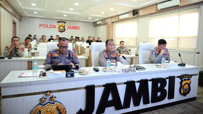 Polda Jambi Matangkan Kesiapan Nataru dan Operasi Aman Nusa II dalam Arahan Astamaops Kapolri