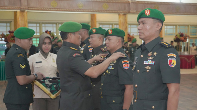 Kasrem Baru Resmi Menjabat, Dandim Kerinci dan Tanjab Diserahterimakan