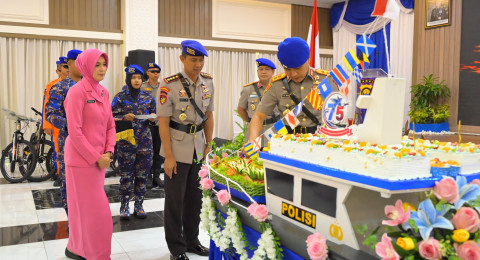 Ditpolairud Polda Jambi Gelar Syukuran HUT ke-75, Kapolda Apresiasi Kiprah untuk Masyarakat Pesisir