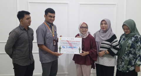 Komunitas Fun Walk and Run Karyawan SKK Migas PetroChina Berikan Bantuan Untuk Korban Banjir Sumatera