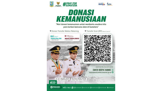 Peringati HUT ke-54, KORPRI Jambi Buka Donasi untuk Korban Banjir dan Longsor di Sumatera