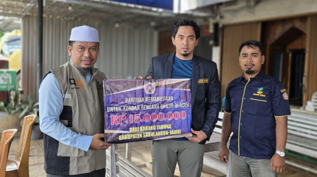 GARDA Jambi Terima Dukungan Donasi untuk Korban Banjir Aceh