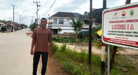 Dua Jembatan Beton SKK Migas - PetroChina di Lambur Jadi Urat Nadi Ekonomi Masyarakat Tanjabtim