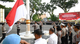Tingkatkan Semangat Patriotisme, Polda Jambi Gelar Upacara Kesadaran Nasional Awal Tahun 2026