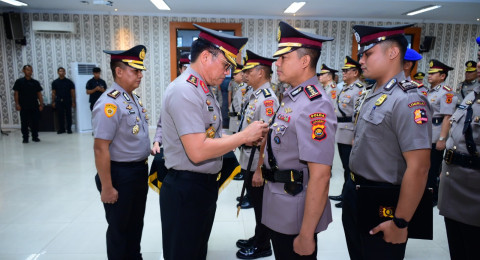 Kapolda Jambi Pimpin Sertijab Pejabat Utama dan Kapolres Jajaran