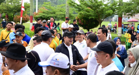 Wakapolda Jambi Hadiri Jalan Santai HUT Provinsi Jambi ke-69 Tahun 2026