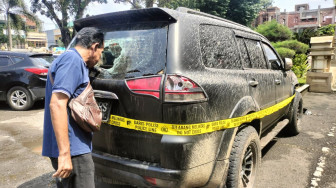 Gilo Nian Ulah Budak Narkoboy ini, Tabrak Pagar Mapolda Jambi