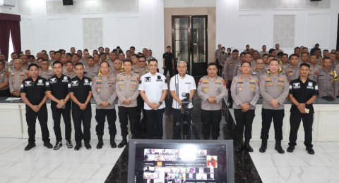Densus 88 AT Polri Bekali Bhabinkamtibmas Polda Jambi Cegah Intoleransi dan Terorisme.