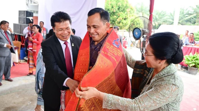 Irwasda Polda Jambi Hadiri Perayaan Pesta Perak 25 Tahun HKBP Simpang Rambutan Tanjab Barat