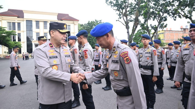 Selesai Bantu Korban Bencana Sumbar, 40 Personel BKO Polda Jambi Tiba di Jambi