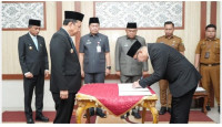 Bupati Muaro Jambi DR. Bambang Bayu Seno Lantik  10 Kepala OPD, Diknas Dijabat DR. Kasyful Iman