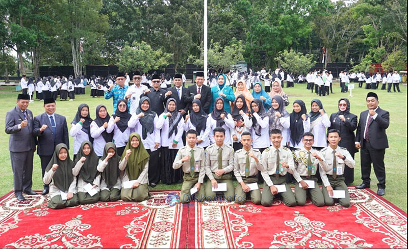 Peringatan Hari Amal Bakti ke-80 Kementeriaan Agama Tingkat Kabupaten Muaro Jambi, Sabtu | foto: dki-mj