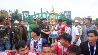 Bupati Muaro Jambi Tutup Turnamen Pandan Sakti Cup III, Sako Jaya FC Juara