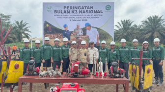 Asian Agri melalui PT Rigunas Agri Utama Gelar Apel Bulan K3 Untuk Budaya Keselamatan Kerja di Kabupaten Tebo