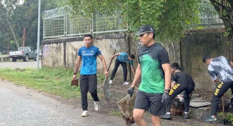 Libatkan Ribuan Personel, Polda Jambi Gelar Aksi Korve Massal Serentak