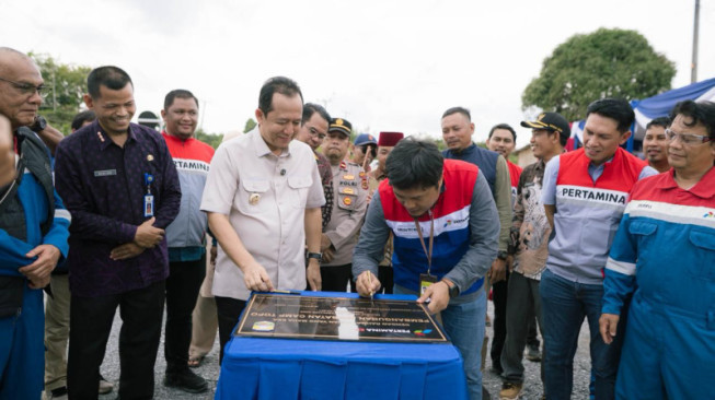 PEP Jambi Resmikan Jembatan Camp Topo di Struktur Ketaling