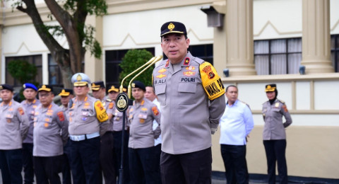 Pimpin Apel Perdana, Wakapolda Jambi Tekankan Sinergi dan Pemetaan Potensi Konflik