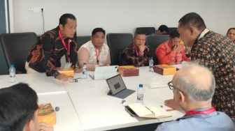 Perjuangkan Pemerataan Sinyal, Kadis Kominfo Tanjabtim Sambangi Telkom Landmark Jakarta