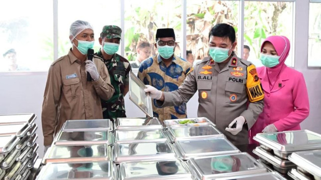 Wakapolda Jambi Launching SPPG Jambi Timur, Polda Jambi Dukung Penuh Program Nasional MBG