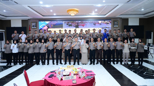 Karo SDM Polda Jambi Buka Pelatihan Peningkatan Kemampuan Operator SDM