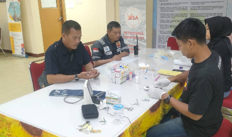 Aksi Donor Darah SKK Migas - PetroChina di Dua Base Camp, Kumpulkan 200 Kantong Darah Untuk PMI dan RSUD Raden Mattaher Jambi