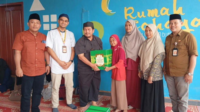 SKK Migas - PetroChina Berbagi Kebahagiaan Ramadhan di Rumah Cinta Harapan Yatim Jambi