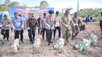 Dukung Ketahanan Pangan Nasional, Polda Jambi Gelar Tanam Jagung Raya Serentak Kuartal I Tahun 2026