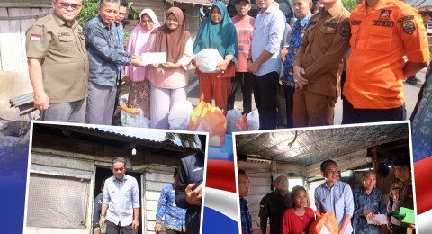 Angin Puting Beliung Serang Desa Seponjen, 6 Rumah Rusak Berat, Pemda Bantu Korban Terdampak