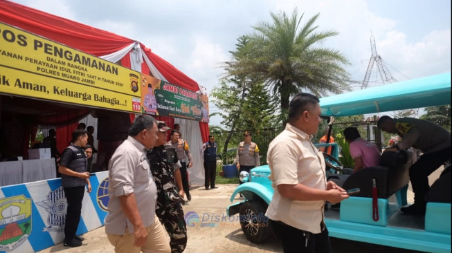 Pengunjung Objek Wisata di Muaro Jambi Membludak, Pemda Muaro Jambi Jamin Kenyamanan dan Keamanannya