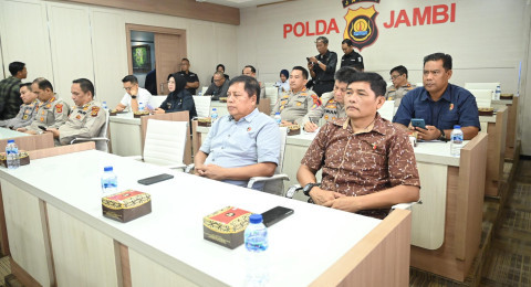 Polda Jambi Ikut Dialog Penguatan Internal Bahas Tantangan Hukum di Era AI