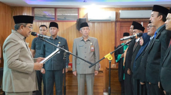 Lantik 45 Pejabat, Anwar Sadat Tekankan Sistem Manajemen Talenta di Tanjabbar