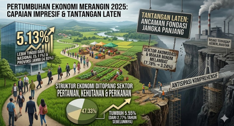 Ekonomi Merangin Tumbuh Solid, Masa Depan Lingkungan Jadi Taruhan