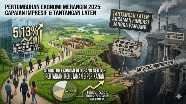 Ekonomi Merangin Tumbuh Solid, Masa Depan Lingkungan Jadi Taruhan