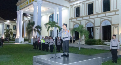 Kapolda Jambi Pimpin Apel Giat Patroli, Tegaskan Keamanan Kota Harus Dijaga Bersama