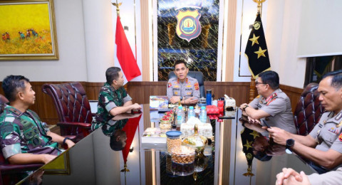 Polda Jambi Terima Silaturahmi Pangdam XX/TIB, Perkuat Sinergitas TNI-Polri
