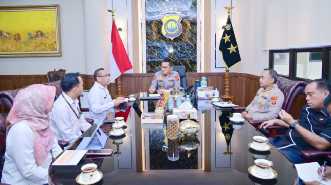 Kapolda Jambi Terima Audiensi BPS Provinsi Jambi, Siap Dukung dan Kawal Sensus Ekonomi 2026