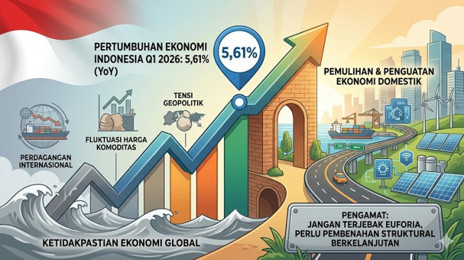 Tumbuh 5,61 Persen, Konsumsi dan Manufaktur Selamatkan Ekonomi Indonesia
