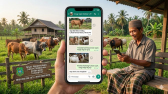 Disbunak Tanjabtim Luncurkan 'Sapi Online' Lewat WhatsApp