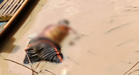 Geger… Warga Pamenang Temukan Mayat Mengapung di Sungai