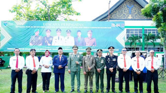 Bupati Fadhil Arief Pimpin Upacara HUT Damkar, Satpol PP dan Satlinmas 2026