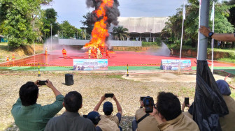 Api Membara, Pertamina EP Jambi "Pamer" Kesigapan Padamkan Api
